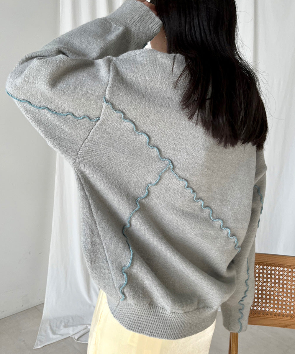 wave mellow top (grey) *JP