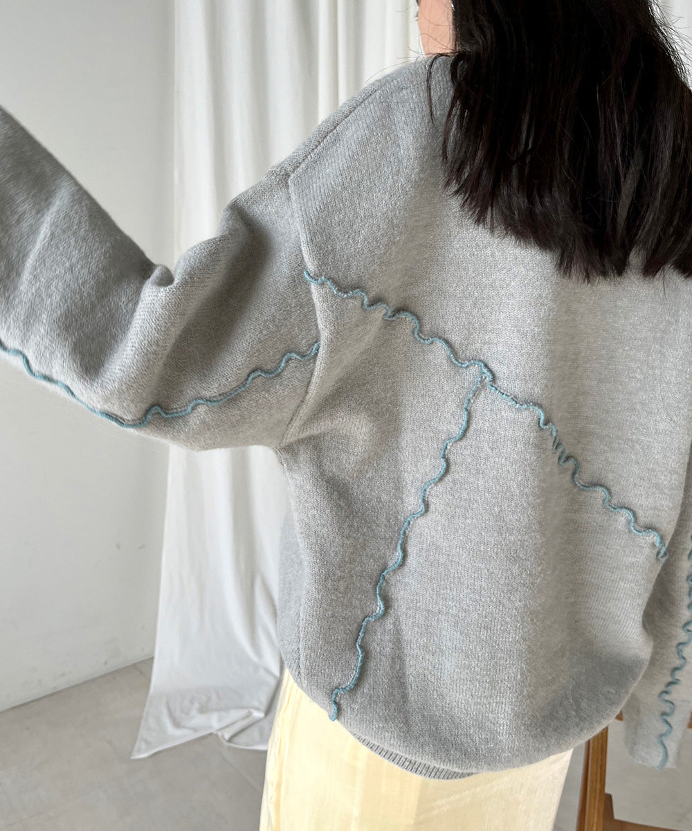 wave mellow top (grey) *JP