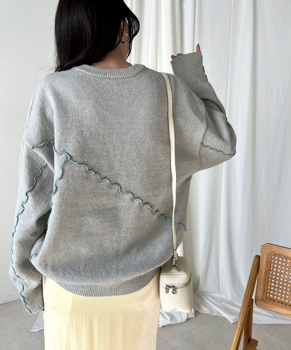 wave mellow top (grey) *JP