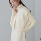 double zip knit set (ivory) *JP