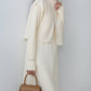 double zip knit set (ivory) *JP