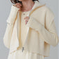 double zip knit set (ivory) *JP