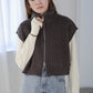 double zip knit set (charcoal) *JP