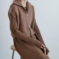 double zip knit set (mocha) *JP