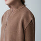 double zip knit set (mocha) *JP