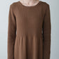 double zip knit set (mocha) *JP