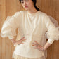 tulle layered sweat (ivory) *JP