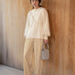 tulle layered sweat (ivory) *JP