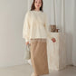 tulle layered sweat (ivory) *JP