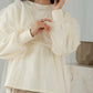 tulle layered sweat (ivory) *JP