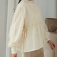 tulle layered sweat (ivory) *JP