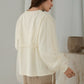 tulle layered sweat (ivory) *JP