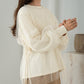 tulle layered sweat (ivory) *JP