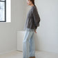 tulle layered sweat (charcoal) *JP