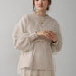 tulle layered sweat (beige) *JP