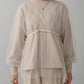 tulle layered sweat (beige) *JP