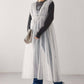 shirring tulle 2way dress (white) *JP