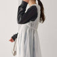 shirring tulle 2way dress (white) *JP