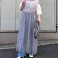 shirring tulle 2way dress (grey) *JP