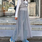 shirring tulle 2way dress (grey) *JP