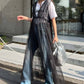 shirring tulle 2way dress (black) *JP