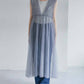 shirring tulle 2way dress (grey) *JP