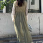 shirring tulle 2way dress (pistachio) *JP