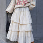 volume tiered skirt (white) *JP