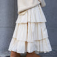 volume tiered skirt (white) *JP