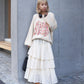 volume tiered skirt (white) *JP