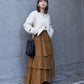 volume tiered skirt (caramel) *JP