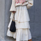 volume tiered skirt (white) *JP