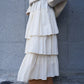 volume tiered skirt (white) *JP