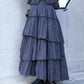 volume tiered skirt (black) *JP