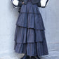 volume tiered skirt (black) *JP