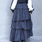 volume tiered skirt (black) *JP