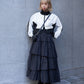 volume tiered skirt (black) *JP