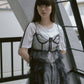 tulle volume dress (black) *JP