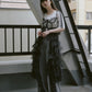 tulle volume dress (black) *JP