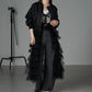 tulle volume dress (black) *JP