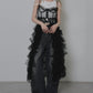 tulle volume dress (black) *JP