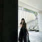 『高橋愛×KBF』frilled tulle dress (black) *JP