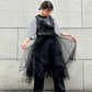 『高橋愛×KBF』frilled tulle dress (black) *JP