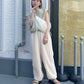 compact ZIP vest (beige) *JP