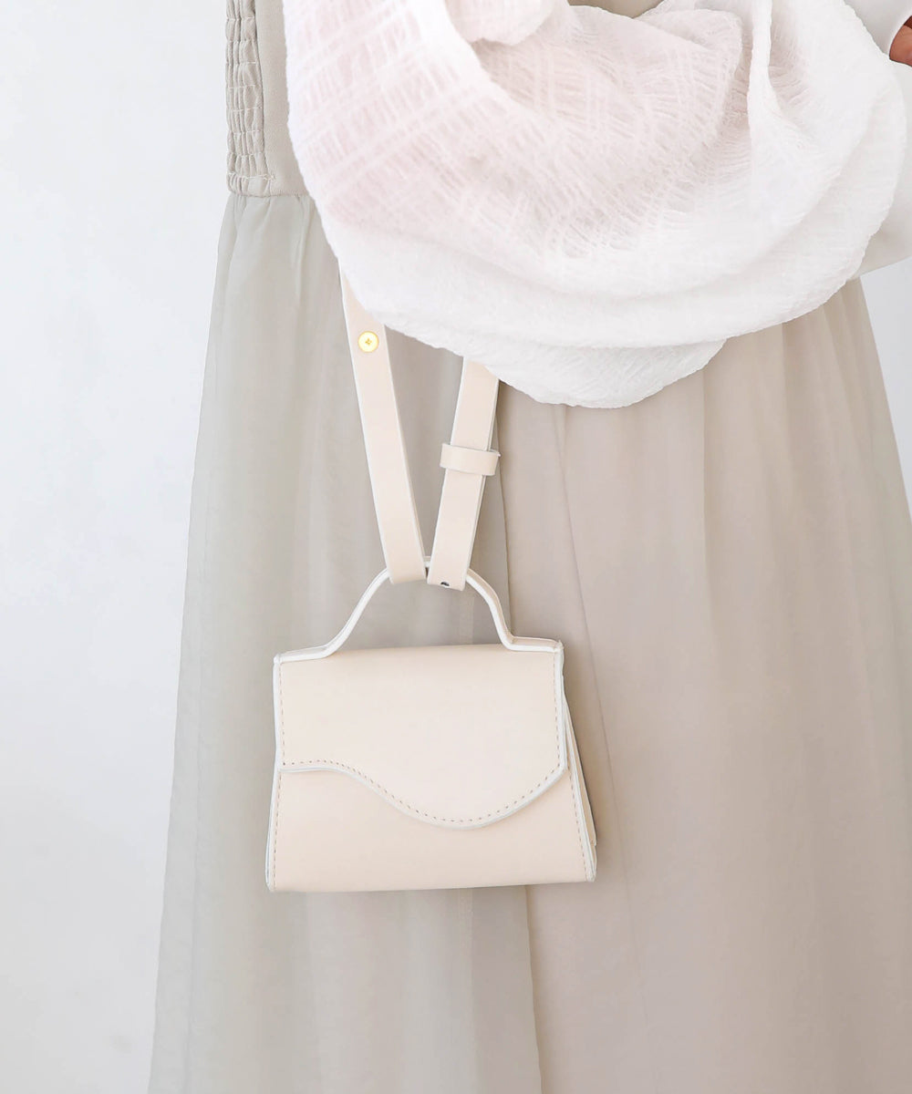 mini shoulder bag (ivory) *JP