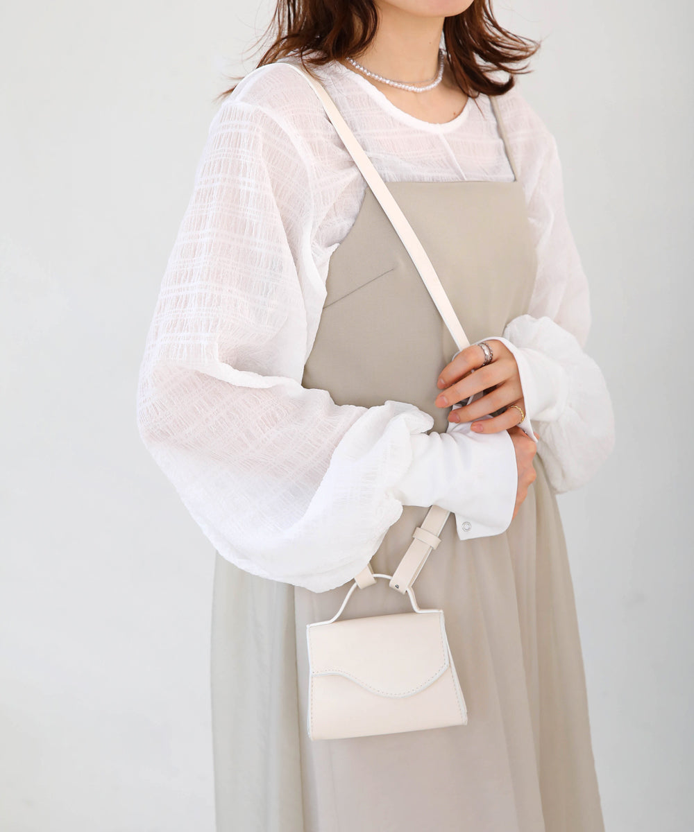 mini shoulder bag (ivory) *JP