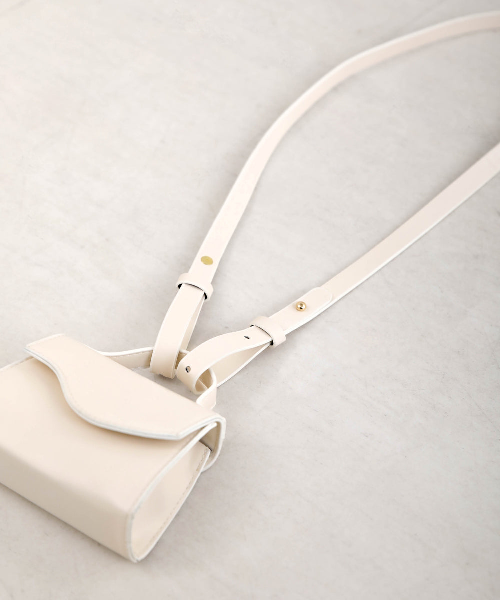 mini shoulder bag (ivory) *JP