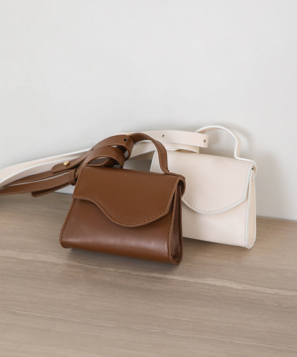 mini shoulder bag (ivory) *JP