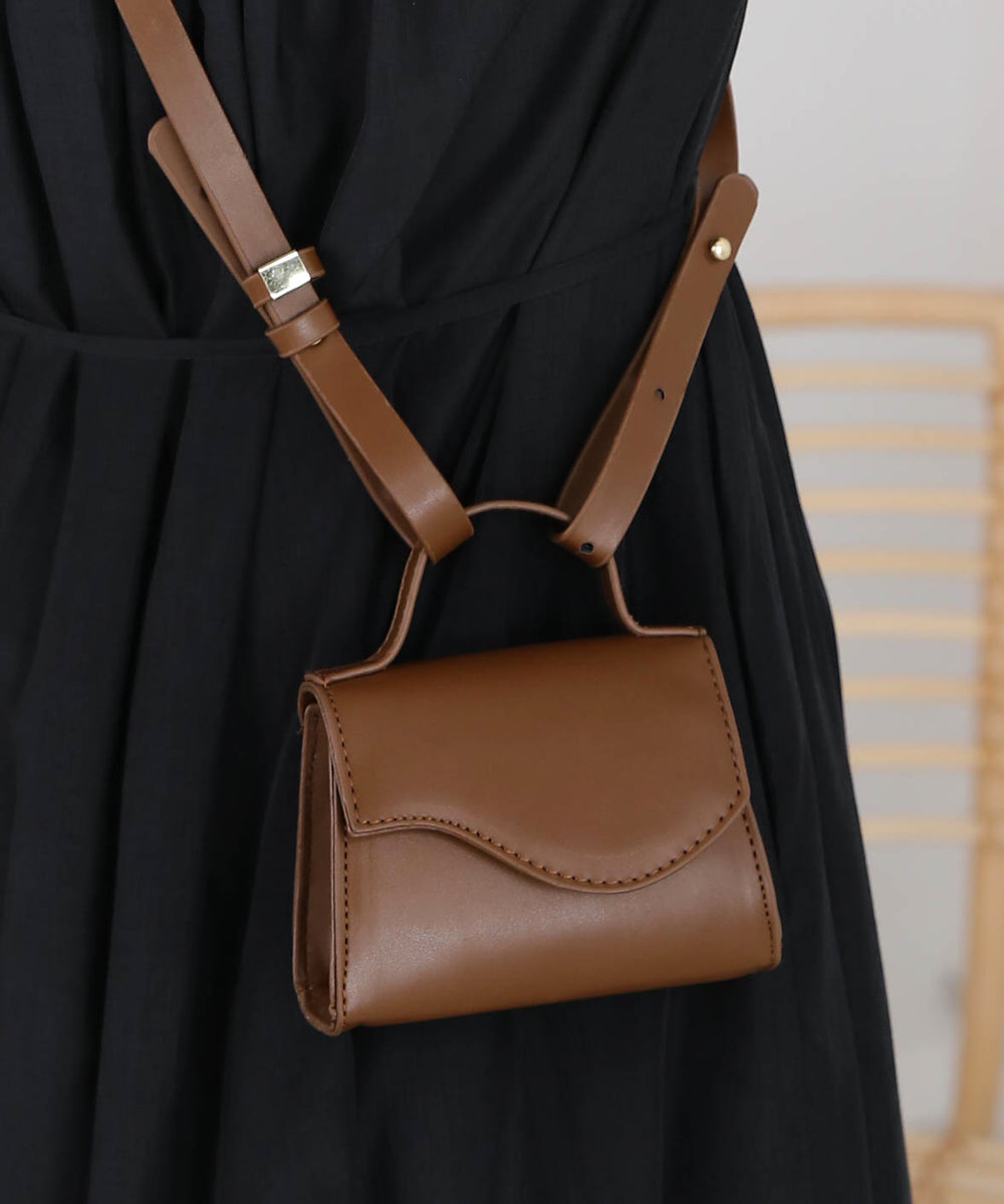 mini shoulder bag (brown) *JP