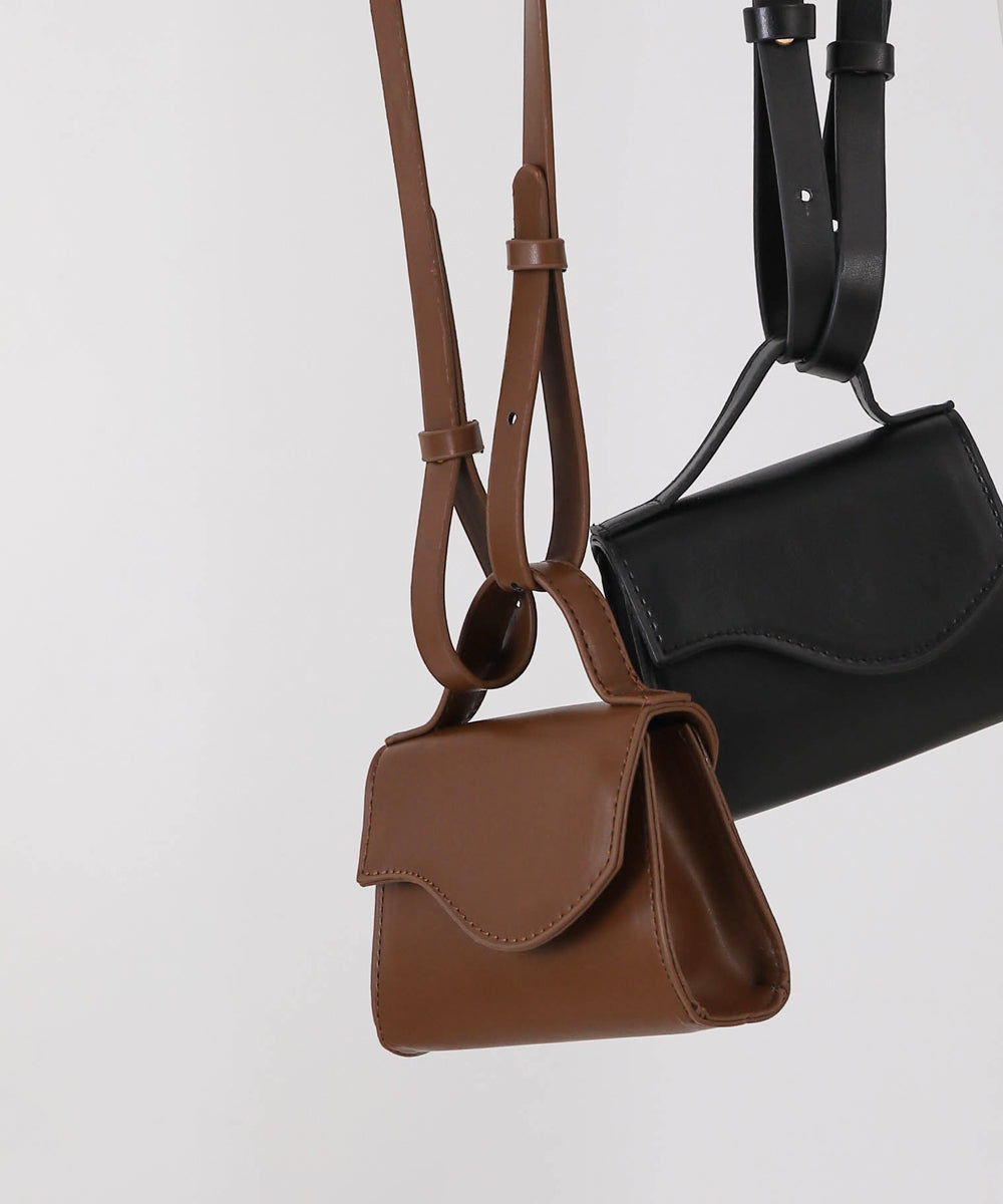 mini shoulder bag (brown) *JP